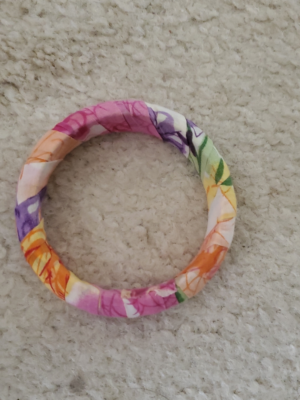 VINTAGE Colorful Mixed Bangle Bracelet Set - Picture 3 of 5